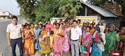 Cloth Distribution Program by Bharat Vikas Parishad on the Auspicious Occasion of Mahalaya